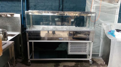 Cold bain marie roband srx25 with stand on wheels for sale