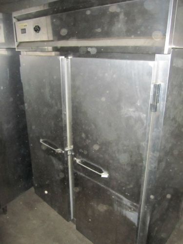 Continental pass thru heated holding cabinet 2 door dl2we-sa-pt lighted for sale