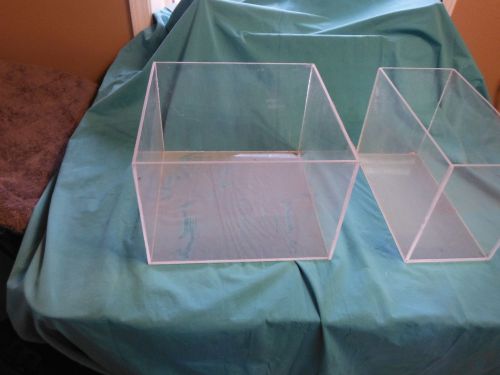 Acrylic Plexiglass Lucite Candy Food Retail Bin Container 12 X 12 X 8 1/2