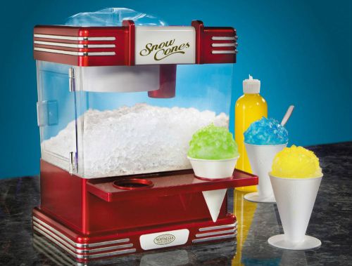 Snow-Sno Cones Yogurt Shaved Ice Machine Kitchenware Patio Swimming Pool Party
