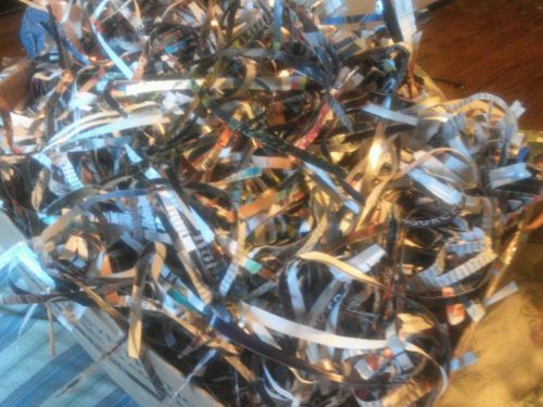 Shredded paper animal bedding compost packing material shipping recycled strips