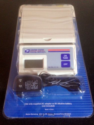 Usps electronic postal scale plus 5 w/ fold-up platform (max 6.6lb) new aic 231 for sale