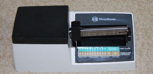 Pitney Bowes 4916 Balance Beam Postal Mail Scale 0-1lb 16oz. Clean &amp; Accurate