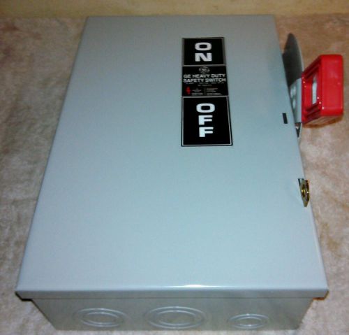 !!!!Great Deal!!! G.E TH3361 Heavy Duty Safety Switch 30amp 3 Pole Model 10