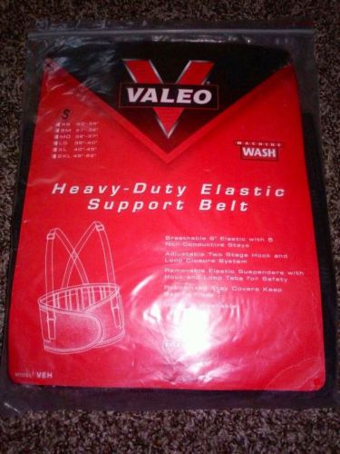 Valeo Heavy Duty Elastic Support Belt Size Small-Brand New