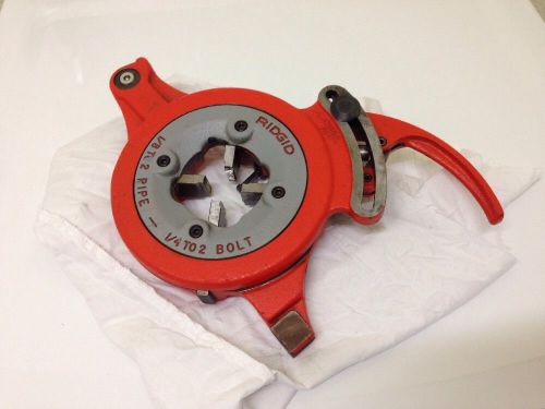 Ridgid 97075 power threading die head, 1/8&#034; to 2&#034; pipe &amp; 1/4&#034; to 2&#034; bolt. great for sale