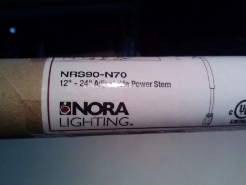 Nora Lighting NRS90-N70 14&#034; - 24&#034; Adj. Power Stem  Straight / Sloped Connector