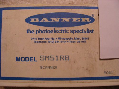 BANNER the photoelectric specialist