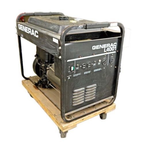 Generac L4001 8911-1 4000W 3600RPM Manual Start Industrial Commercial Generator