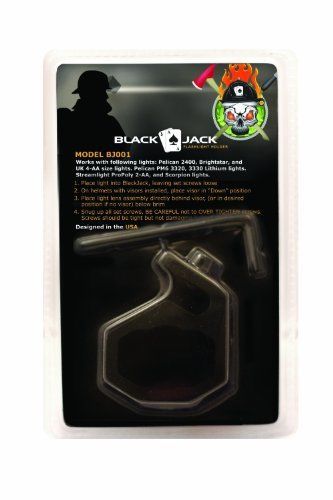 Black Jack Helmet Mount for Flashlight BJ001