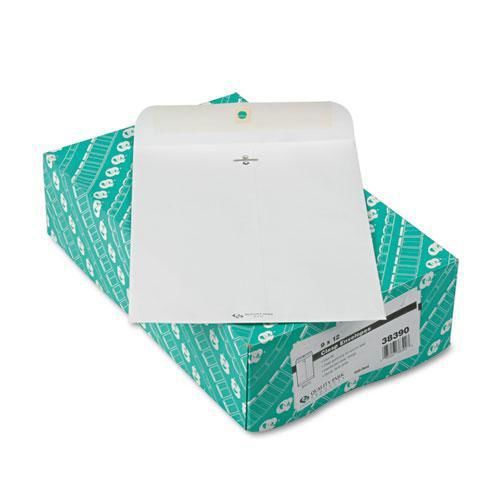 NEW QUALITY PARK 38390 Clasp Envelope, 9 x 12, 28lb, White, 100/Box