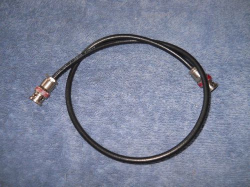 RF Test Patch Cable BNC Male Plug -to- BNC Male Plug, RG223/U, 50 Ohms, 24&#034; Long