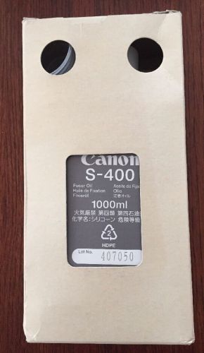 Genuine canon s-400 fuser oil 1000ml clc700 clc1000 clc3900 clc5000 4 bottle lot for sale
