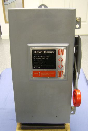 Cutler-hammer dh361ndk heavy duty safety switch fusible disconnect box for sale