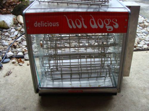 Star MFG Model 175H Delicious Hot Dogs Machine Carousel 120V Cradle Style