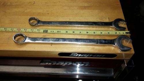Lot Of 2  MAC Knuckle Saver 12pt Combo Wrenches 1-1/16&#034; &amp; 1-1/8&#034;