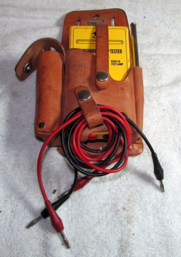 Beha Gas Lamp Tester LT 277 nice tool w/ leather holster made in west Germany