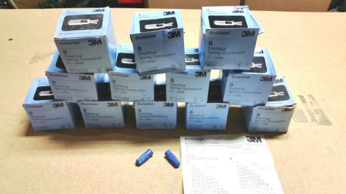 SCOTCHLOCK B TYPE ELECTRICAL SPRING CONNECTORS (LOT OF 10 BOXES) 50 PER BOX