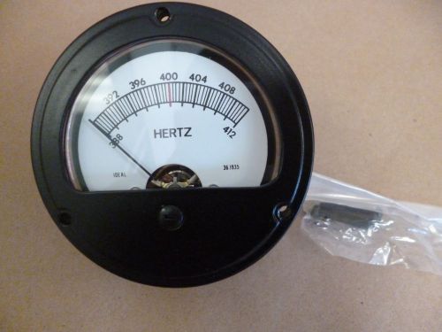 36.1935 IDEAL PRECISION ELECTRICAL FREQUENCY METER GAUGE 388-412 HERTZ