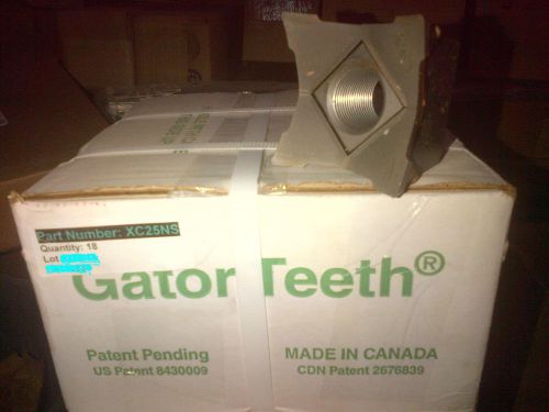 Gator Teeth Saw Tooth Feller Buncher Cutting Blocks XC25NS Quadco Carbide