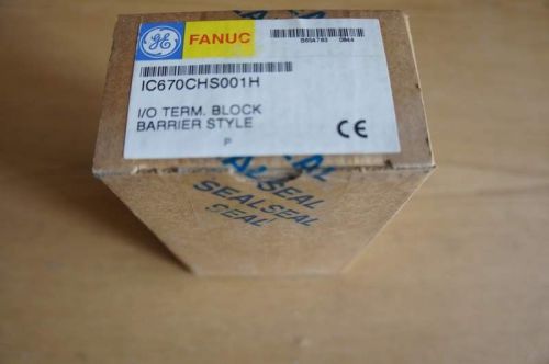 GE-Fanuc IC670CHS001H I/O TERM.BLOCK BARRIER STYLE *NEW IN A BOX*