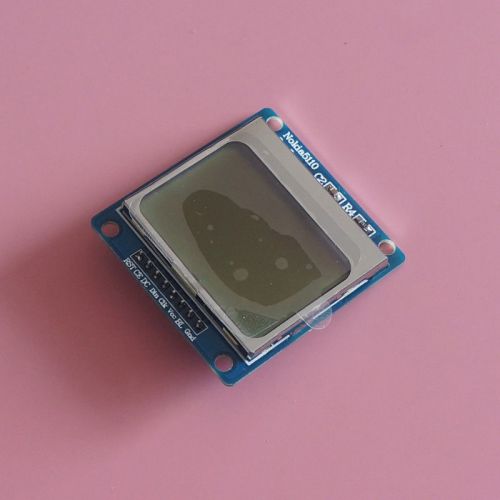 Blue Backlight Nokia 5110 LCD Module with Adapter PCB for Arduino