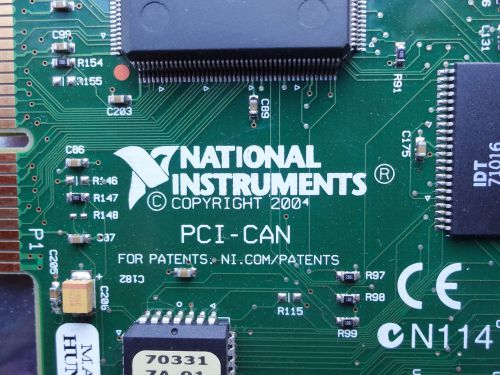 National Instruments PCI-CAN/2 CARD, 2 Ports, Used