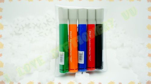 PILOT WHITEBOARD MARKER WBMAR50M-5C COLOR SET 5 PIECE BULLET LIPS