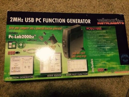 Function Generator 2MHz USB Includes Pc-Lab2000se