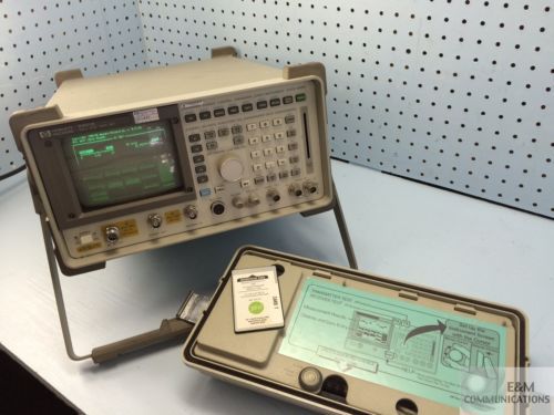 8921A C HP AGILENT CELL SITE TEST SET WITH COVER 11807B OPTION OPT 040 SIM