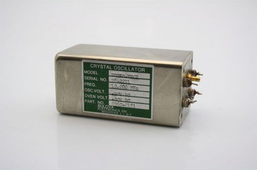 HP 0960-0151, Bulova PCOXO-HP02, 10.000 MHz 20v OSC 30v Crystal Oscillator