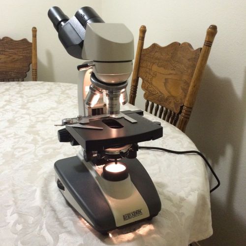 Microscope With Case &amp; Slides