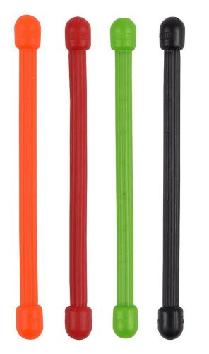 Nite ize gt3-4pk-a1 gear tie reusable 3-inch rubber twist tie organize headset for sale