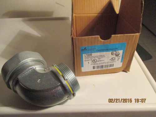 LT20090   CROUSE HINDS 2&#034; 90 DEGREE ANGLE MALE CONNECTOR    K7
