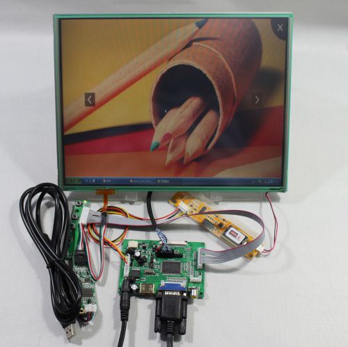 HDMI+VGA+2AV LCD driver board+12.1&#034; LTD121ECNN 1024*768 lcd+Touch panel