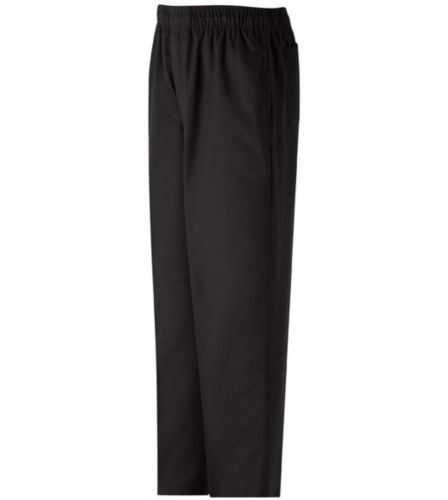 Regent ovation spun by milliken black 2x-large chef pants for sale