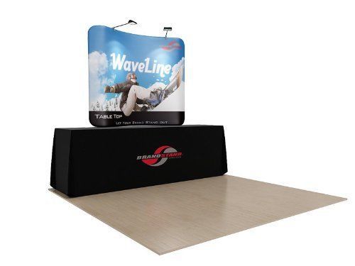 6ft waveline tension fabric table top trade show display-
							
							show original title for sale