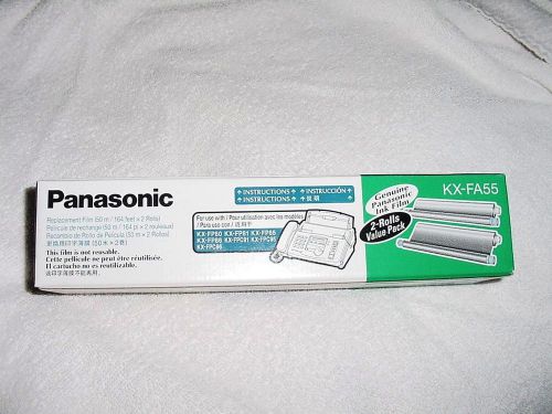 Panasonic replacement film kx-fa55, two rolls for sale