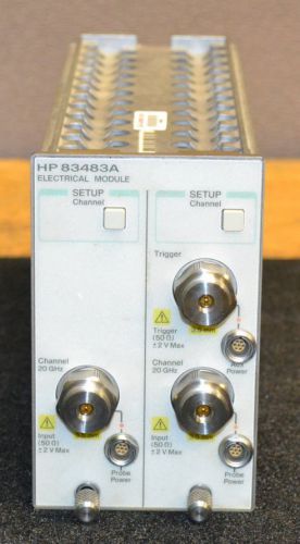 Agilent Keysight 83483A Dual Channel 20Ghz Sampling Module for DCA GOOD