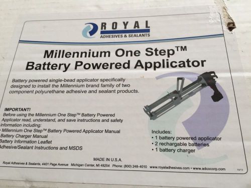 Royal Adhesives Millenium One Step Battery Powered Foam Foamable Applicator Gun
