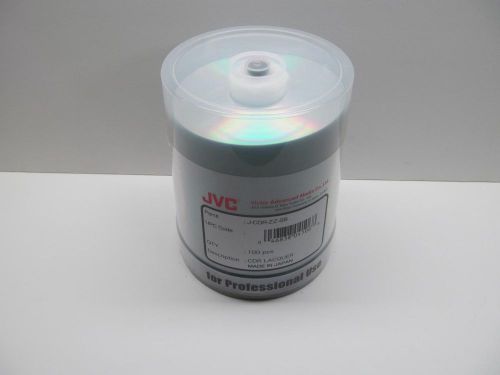 New 100pcs Spindle of blank JVC Taiyo Yuden Silver Lacquer CD-R J-CDR-ZZ-SB