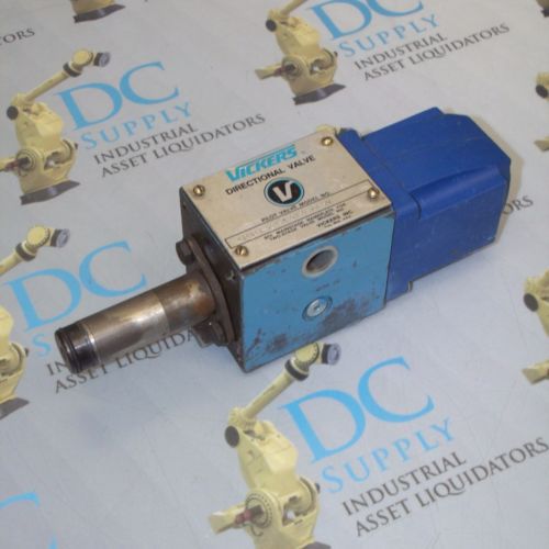 VICKERS DG4S4W 016C WB 50 DIRECTIONAL CONTROL VALVE * MISSING COIL *