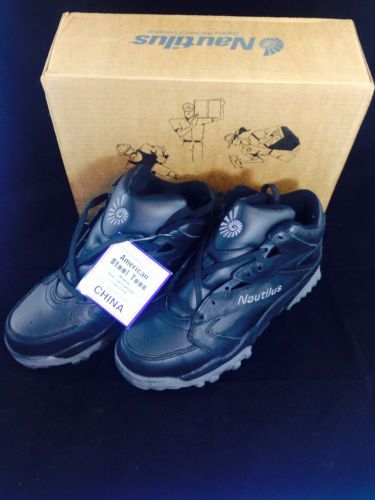 Nautilus n1300m-8.5  Men&#039;s Steel Toe Shoe Boots Black Sz. 8.5 M USA NEW Work