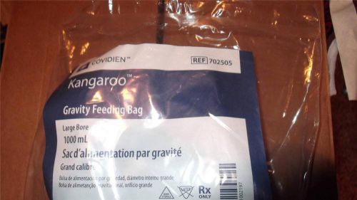 90% off 10 pc covidien kangaroo gravity feeding bags-1000ml-large bore  #702505 for sale