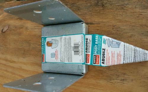 Simpson Strong-Tie Post Base Zmax 5&#034; L X 6-1/16&#034; H 12 Ga Zmax Pack 1