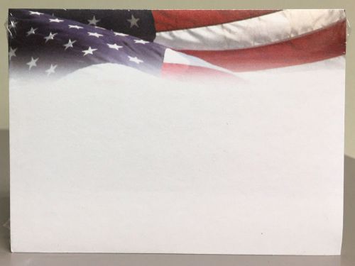 Liberty Post-it Sticky Notes 4x3 USA Flag Limited Edition Sealed NEW 2 pads