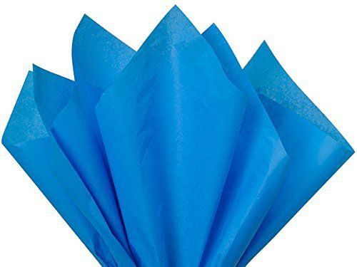 Brilliant Blue Tissue Paper 20&#034; X 30&#034; - 48 Sheet Pack