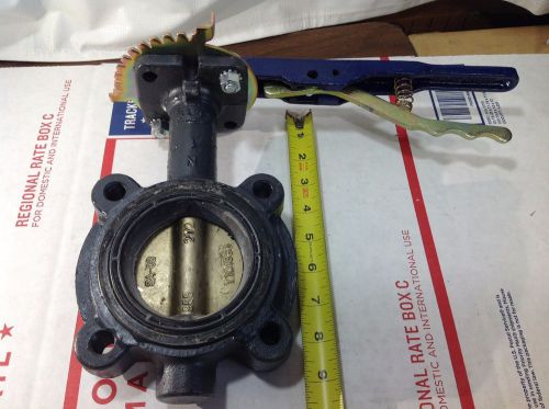 NIBCO LD-2000-3 Ductile Iron Butterfly Valve 2 1/2&#034; NEW w/ handle