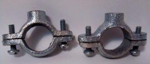 1/2&#034; split ring pipe hanger cast iron 3/8 rod (mixed lot) - 4 each! for sale