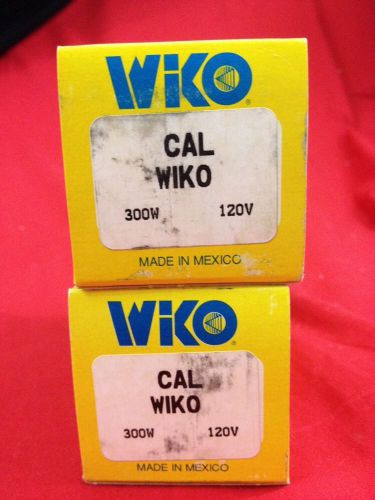 2 WIKO CAL / CXP AV/PHOTO LAMP CAL/CXP 120V - 300W , PROJECTOR BULBS, NEW IN BOX